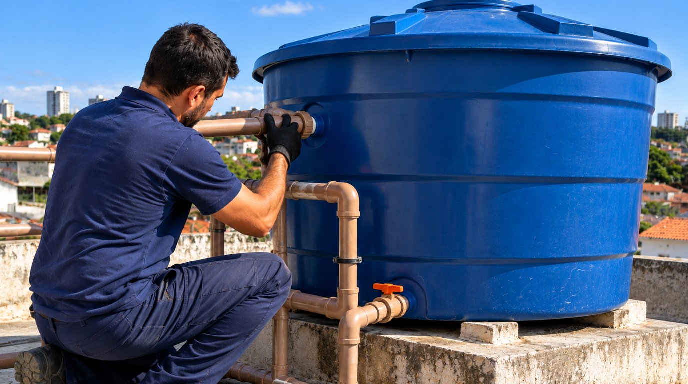 Instalação e Limpeza de Caixa d'Água em Macapá‑AP